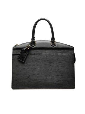 Louis Vuitton Epi Riviera Handbag Business Bag Noir Black Leather